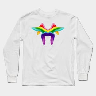 Gay Pride Angel Wings Long Sleeve T-Shirt